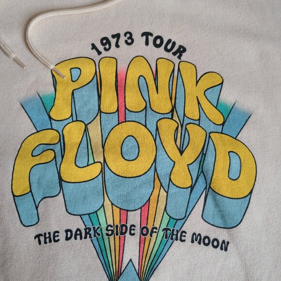 Pink Floyd Hoodie Size Small The Dark Side Of The Moon 1973 Tour Print Modern - Picture 3 of 12
